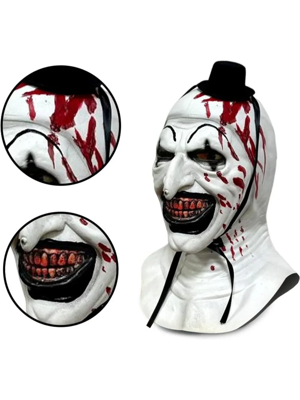 Adult Halloween Latex Scary Killer Clown Joker Full Head Clown Mask